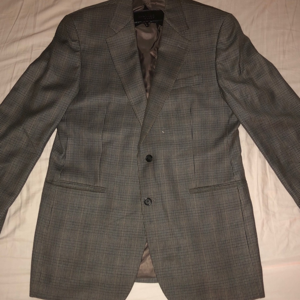 Chaps 42L 52% silk 48% wool blazer